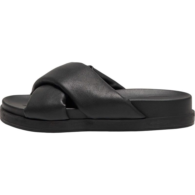 ONLY MINNIE 12 Mules Noires Pour Femmes En Synthétique