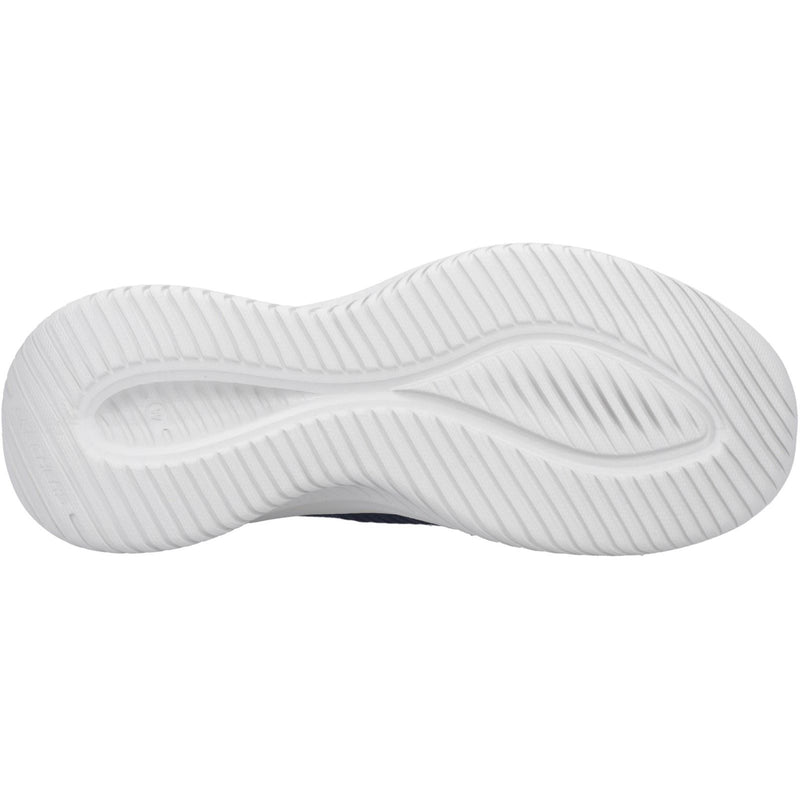 Skechers Ultra Flex 3.0 Smooth Step Baskets En Polyester Pour Homme, Couleur Marine