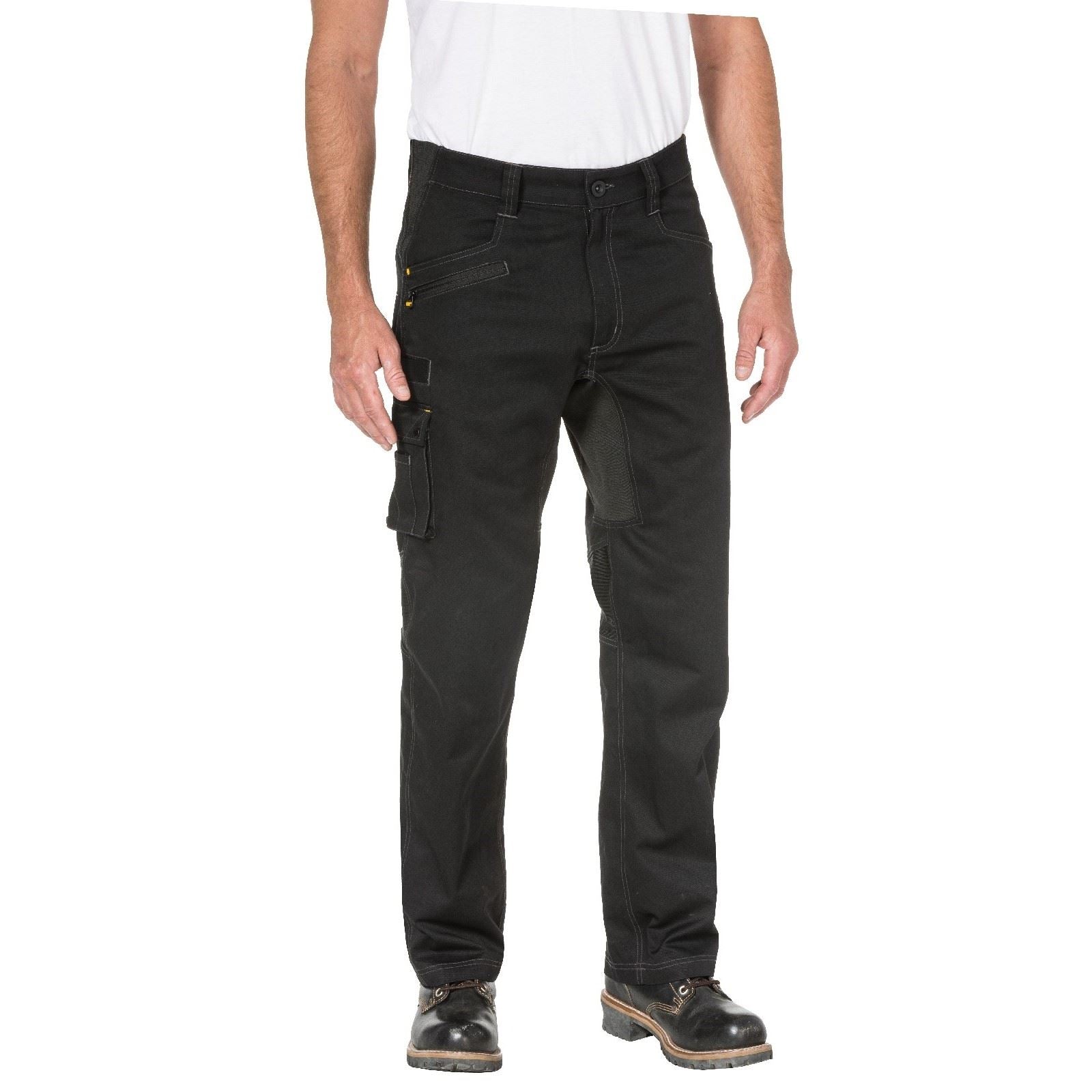 Caterpillar Operator FX Pantalons Noirs En Coton Pour Hommes - Extérieur