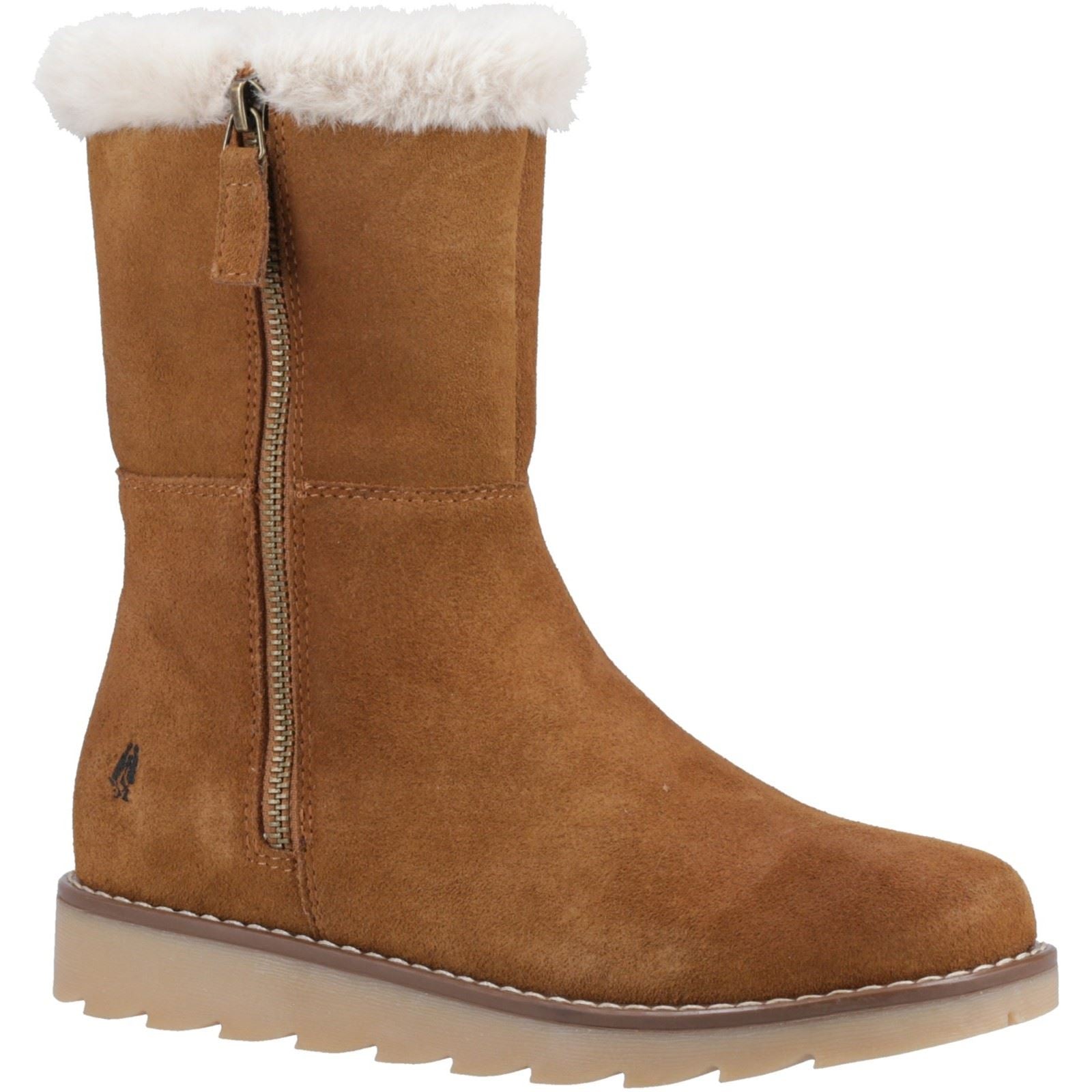 Hush Puppies Mary Bottes Brunes Pour Femmes En Suède