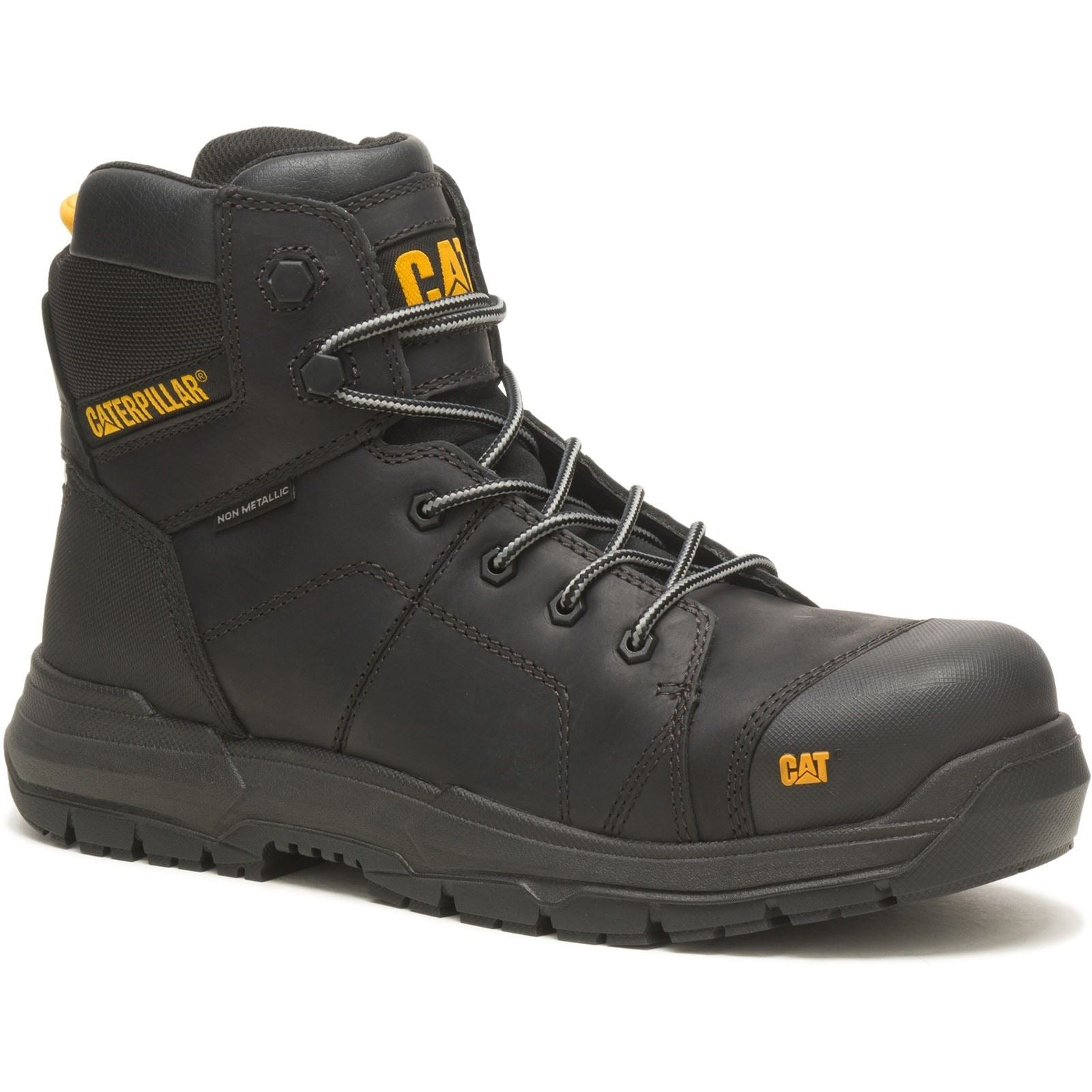 Caterpillar Bottes De Sécurité En Cuir Noir Crossrail 2.0