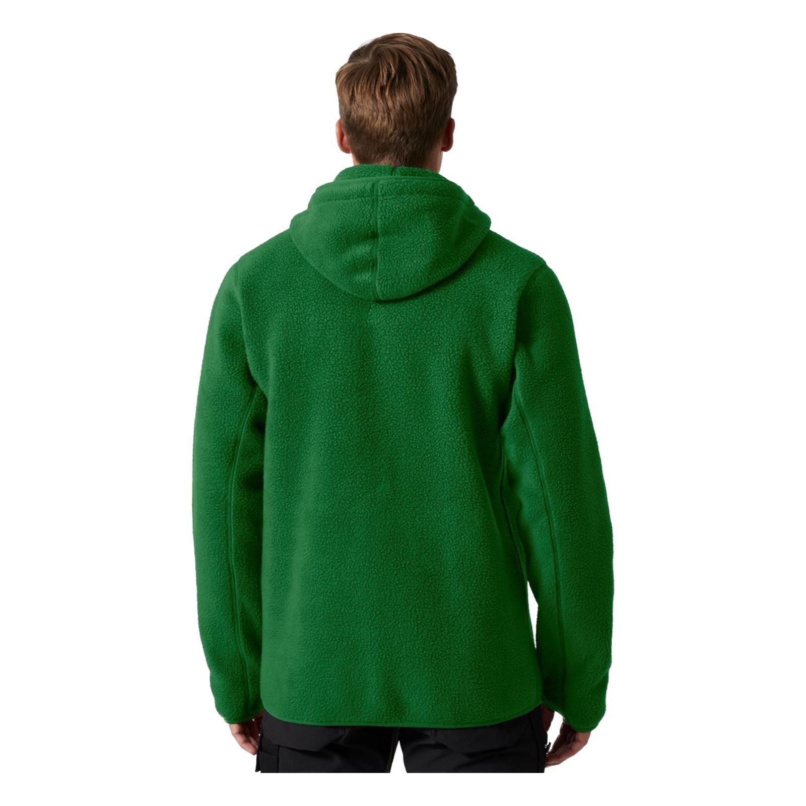 Helly Hansen Workwear Heritage Pile Hoodie Veste En Polaire Verte Pour Homme