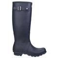 Hunter Original Tall Bottes En Caoutchouc Bleu Marine Pour Femme