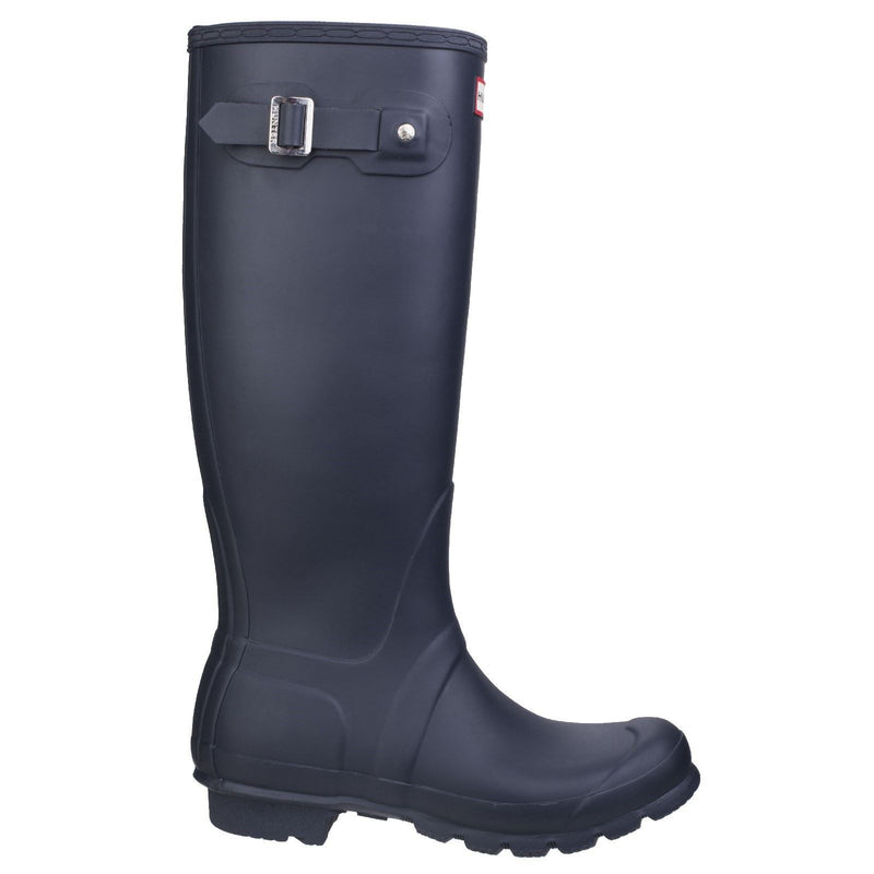Hunter Original Tall Bottes En Caoutchouc Bleu Marine Pour Femme