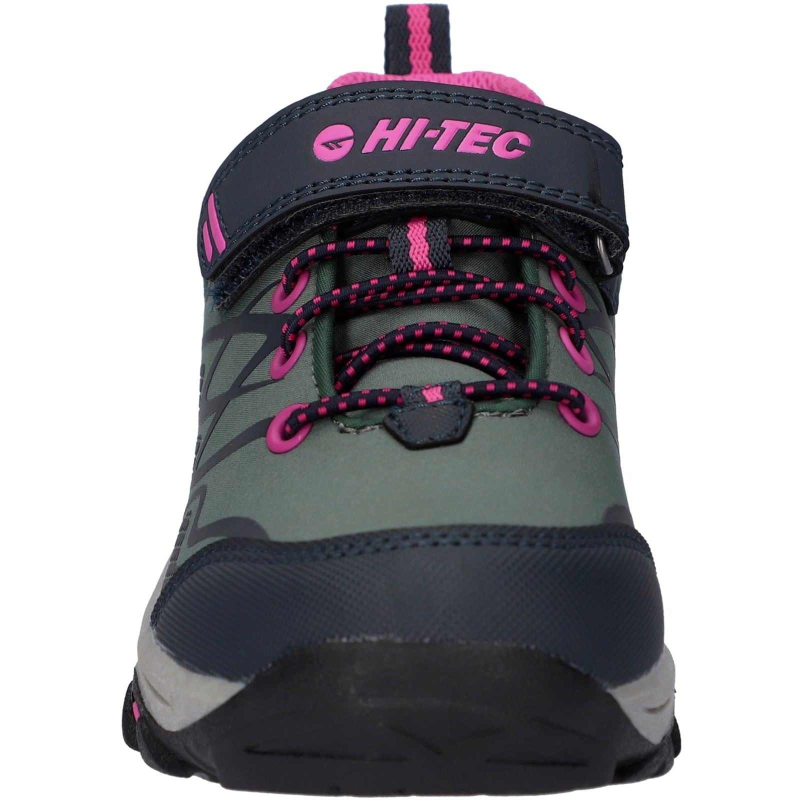 Hi-Tec Blackout Low Bottes De Randonnée En Polyester Soft Shell Pour Fille Couleur Dark Forest/India Ink/Rose
