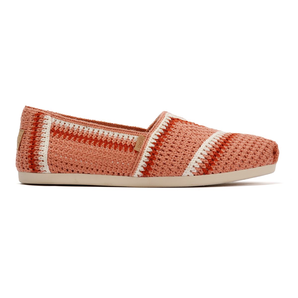 TOMS Alpargata Classic Espadrilles Roses En Coton Pour Femmes