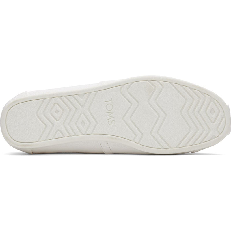 TOMS Alpargata Espadrilles Blanches Pour Hommes En 100% Coton