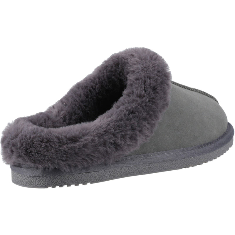 Hush Puppies Amara Chaussons Gris Pour Femmes En Suède
