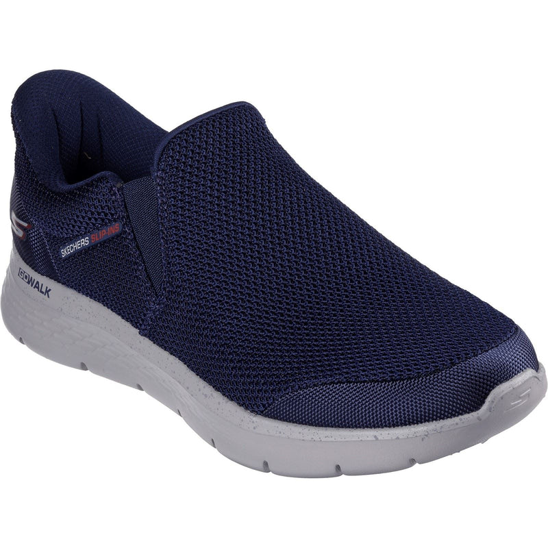 Skechers GO WALK Flex Ojai Baskets Homme En Toile Bleu Marine