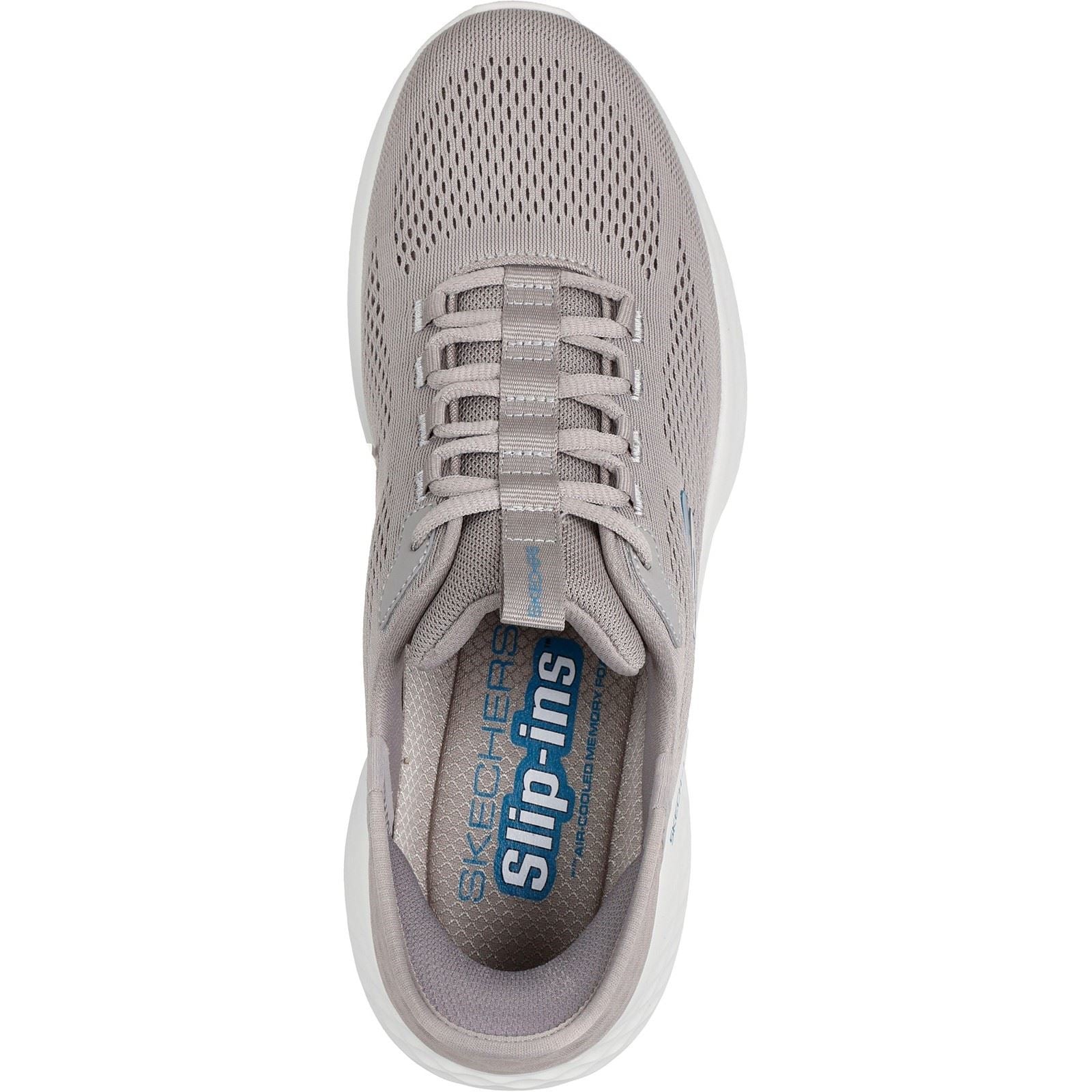Skechers Skech-Lite Pro Primebase Chaussures De Sport Pour Hommes En Toile Taupe/Marron