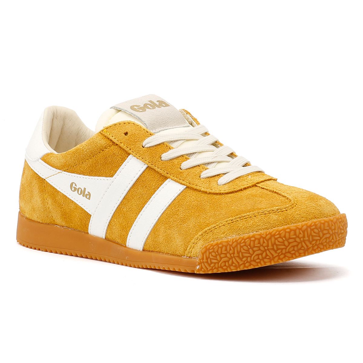 Gola Elan Baskets Jaunes Pour Femmes En Daim