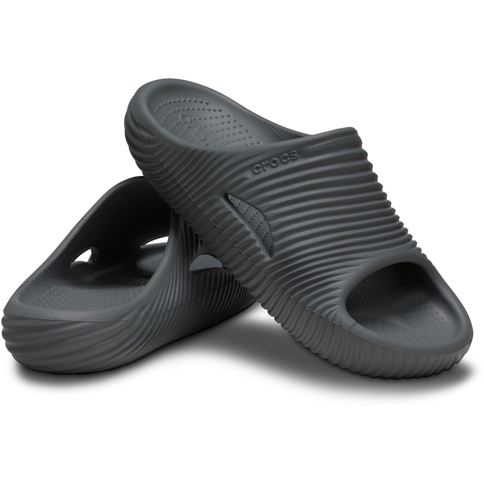 Crocs Mellow Tide Recovery sandales gris ardoise en thermoplastique