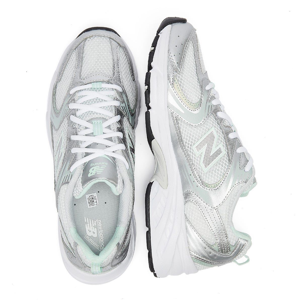 New Balance 530 Baskets Blanches/Argentées