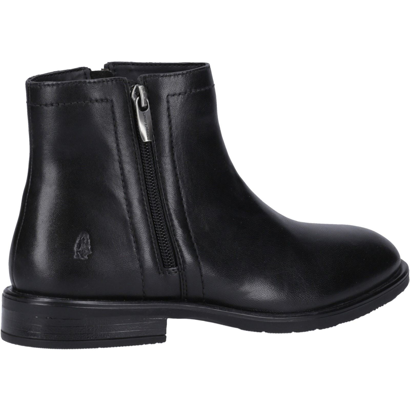 Hush Puppies Valerie Bottes En Cuir Noires Pour Femmes