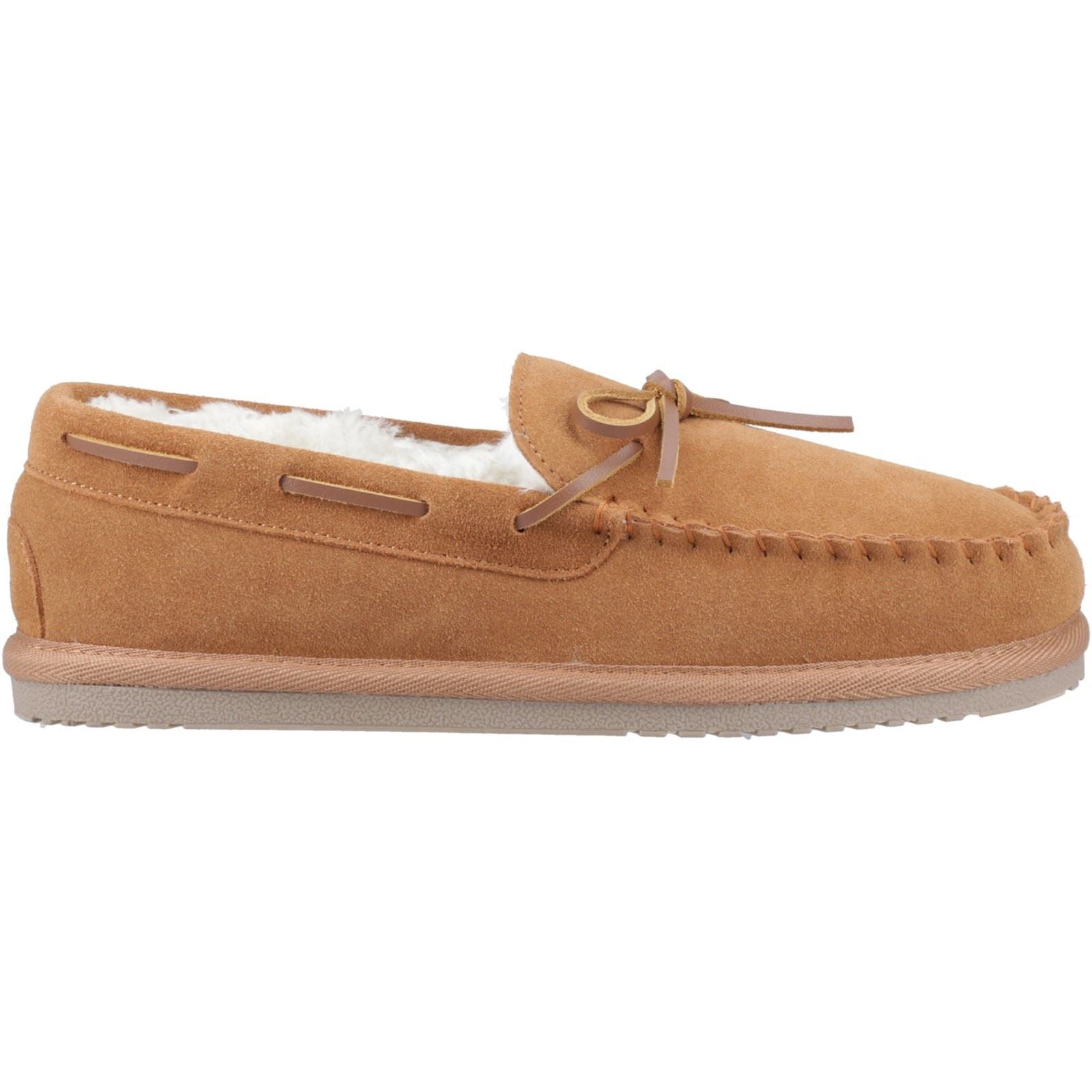 Hush Puppies Abraham Chaussons En Daim Pour Homme Couleur Marron Clair