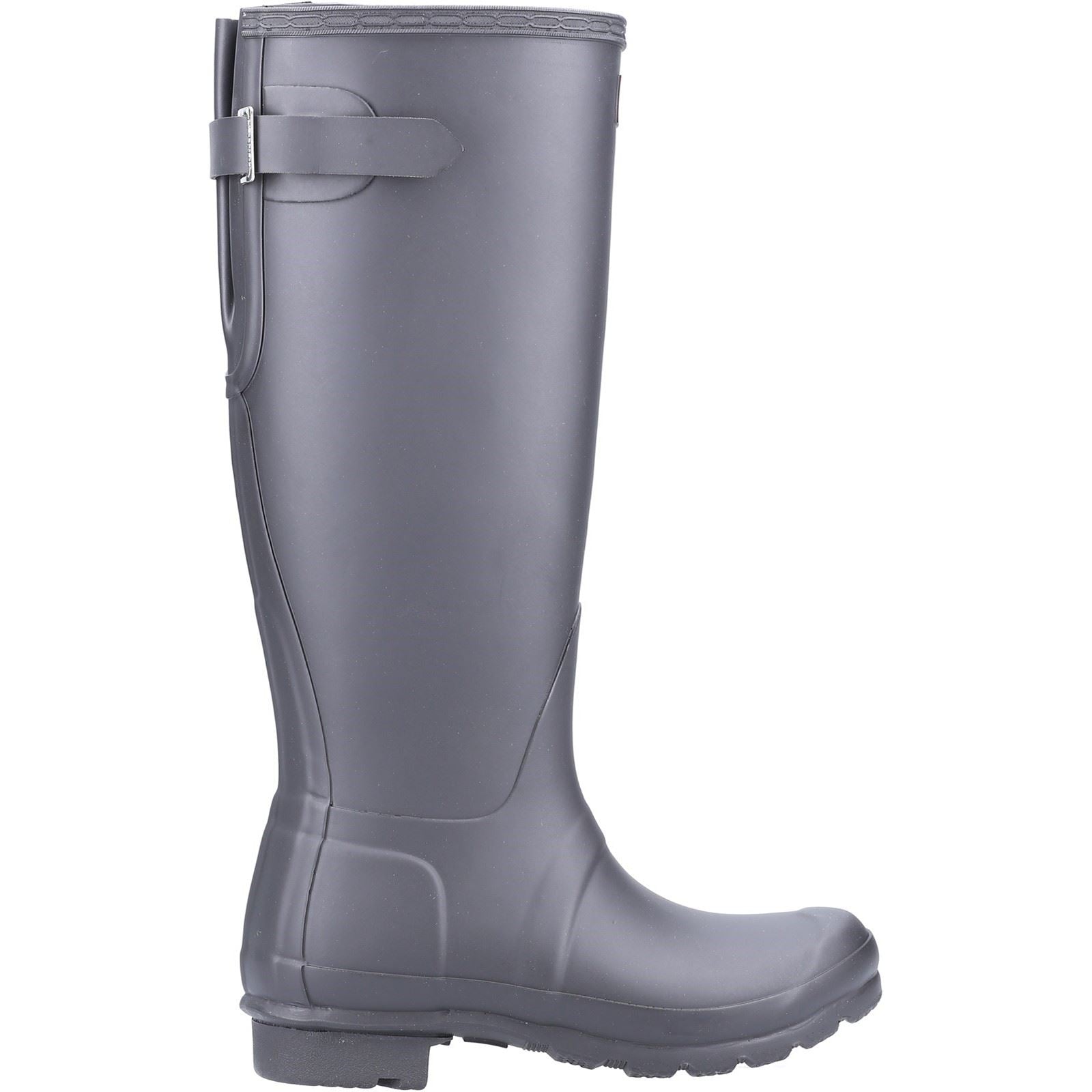 Hunter Original Tall Back Adjustable Bottes En Caoutchouc Pour Femmes, Noires