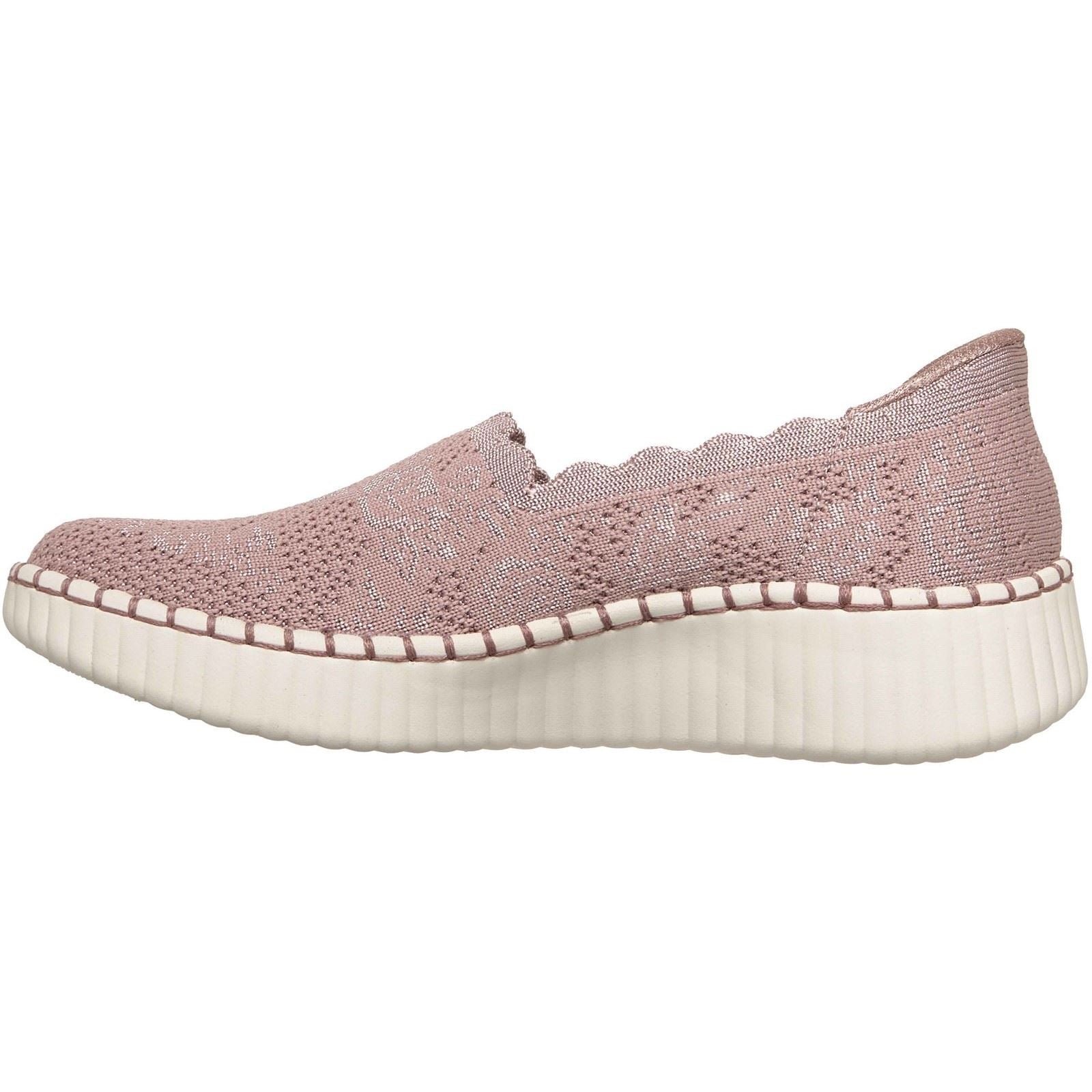 Skechers Wilshire Boulevard Baskets Mauves En Polyester Pour Femmes