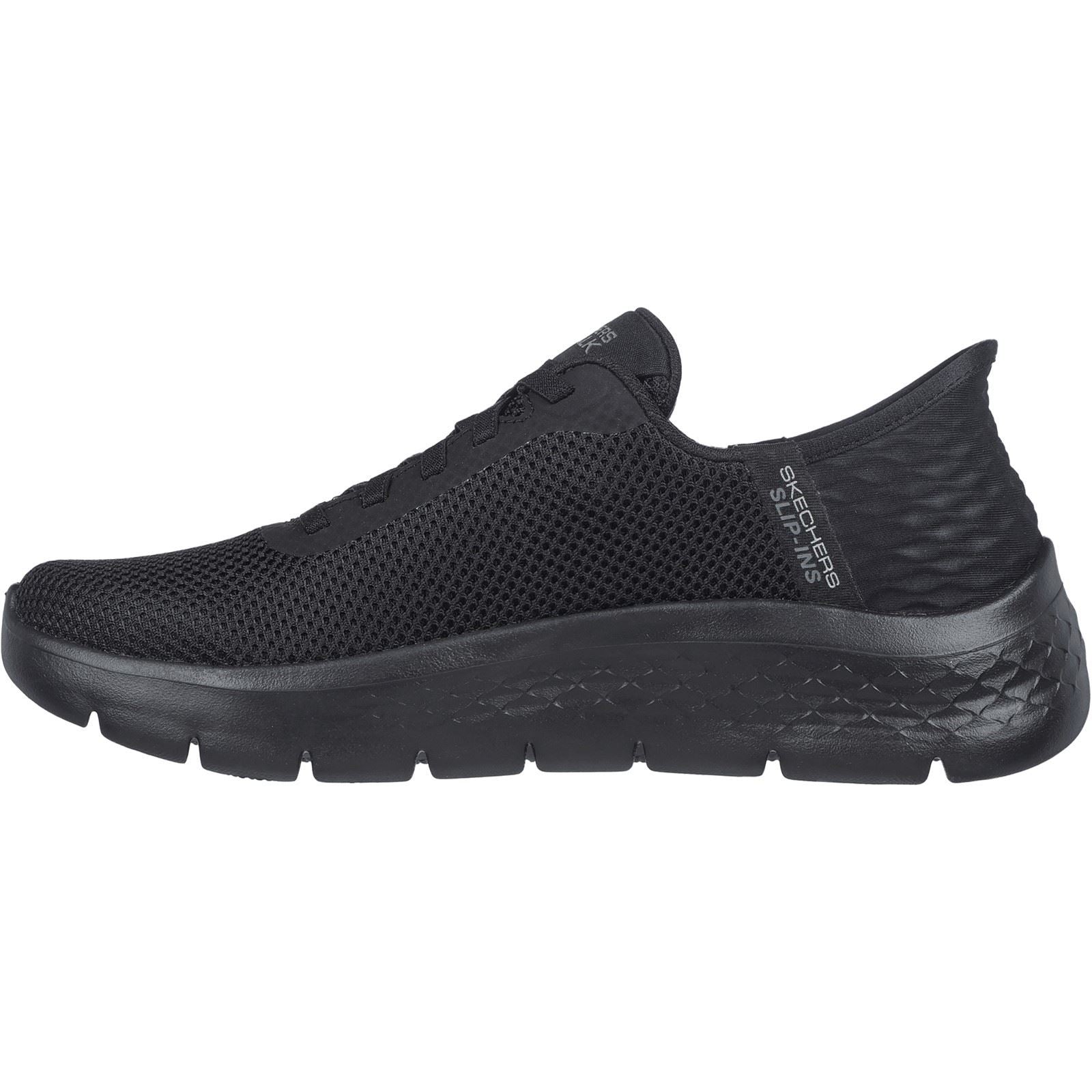 Skechers GO WALK Flex Grand Entry Sneakers Noires Pour Femmes En Textile