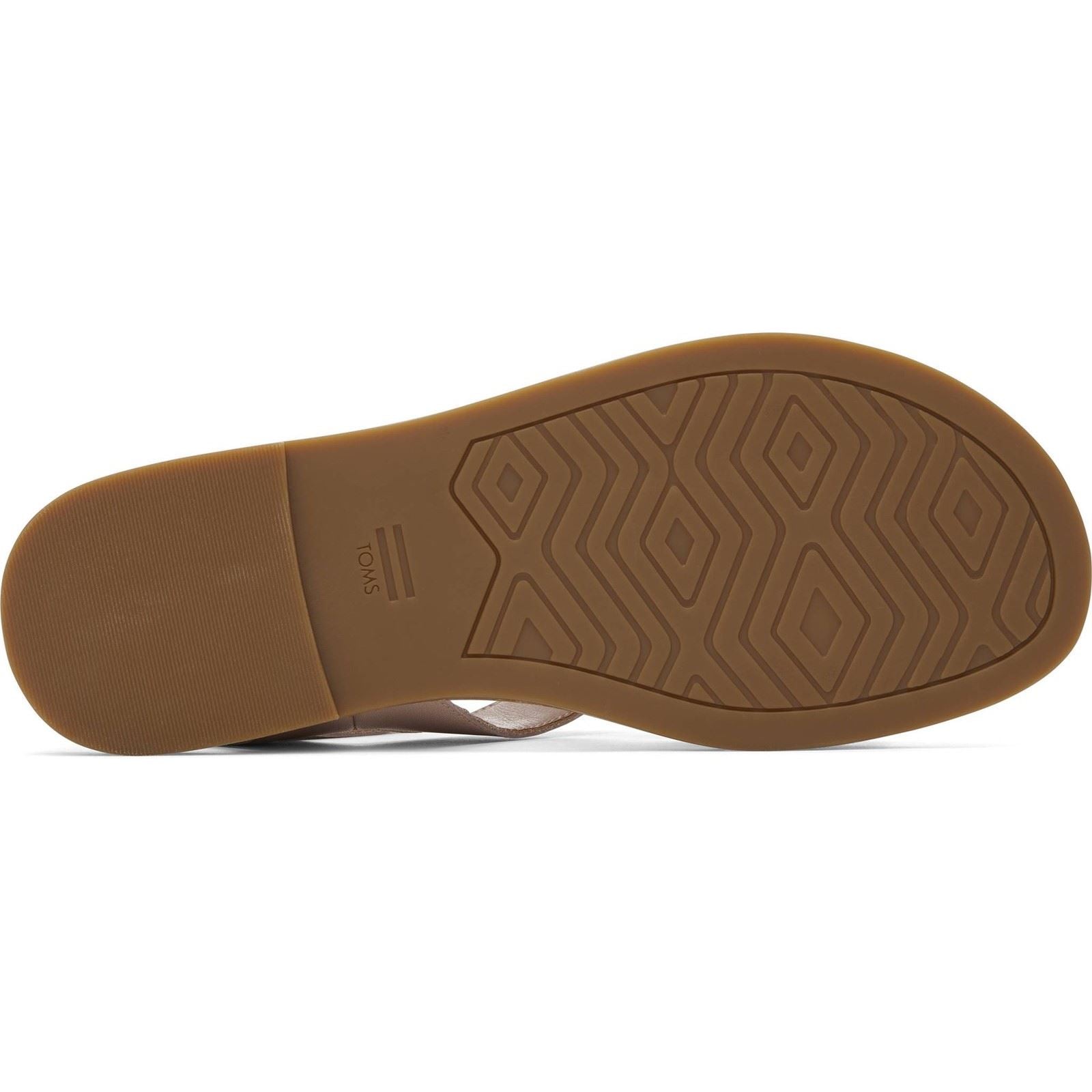 TOMS Sloane Ballerines En Cuir Pour Femmes, Roses Avec Talons Compensés