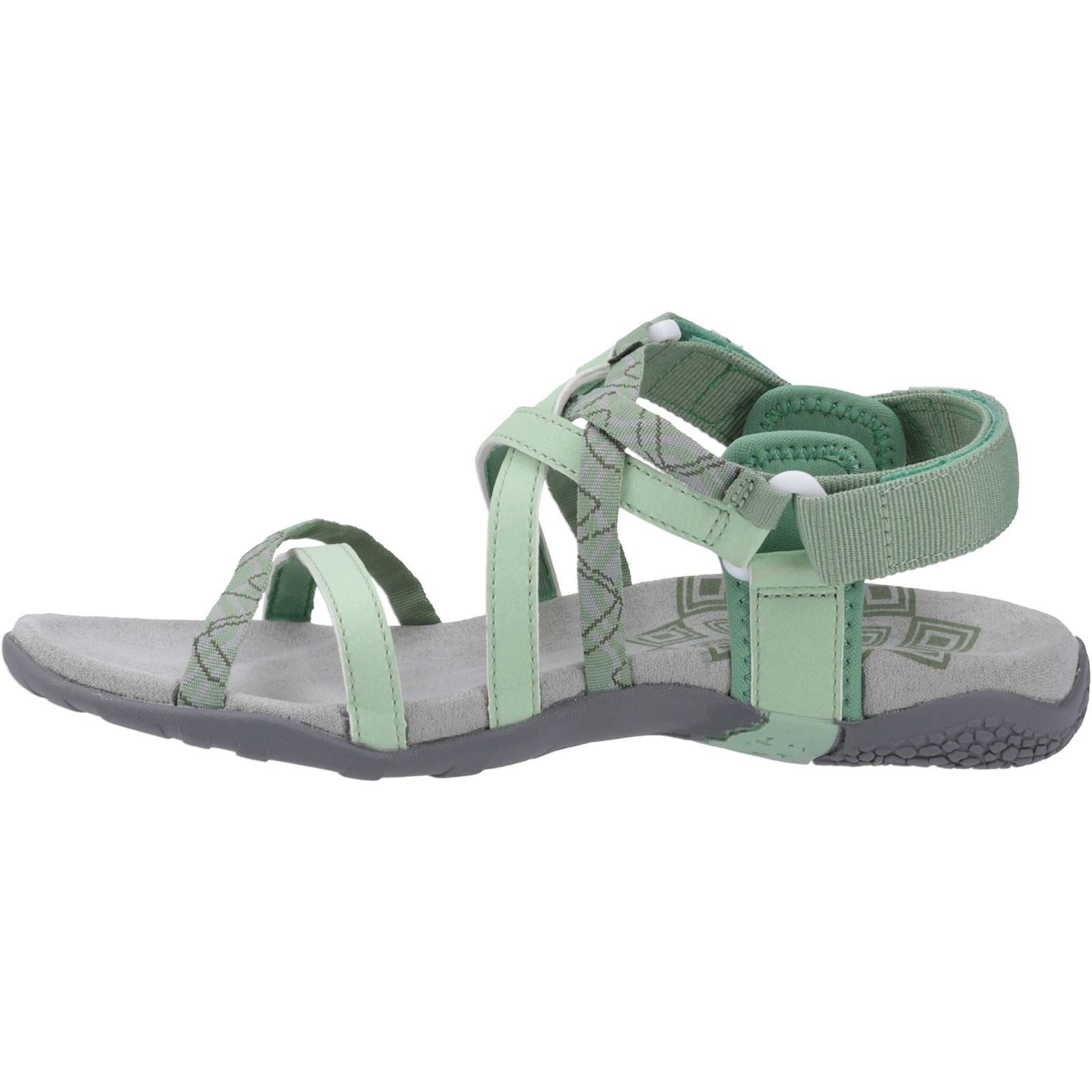 Cotswold Sunhill Sandales Vertes Pour Femme En Nubuck