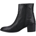 Hush Puppies Winona Bottes Noires En Cuir Pour Femmes