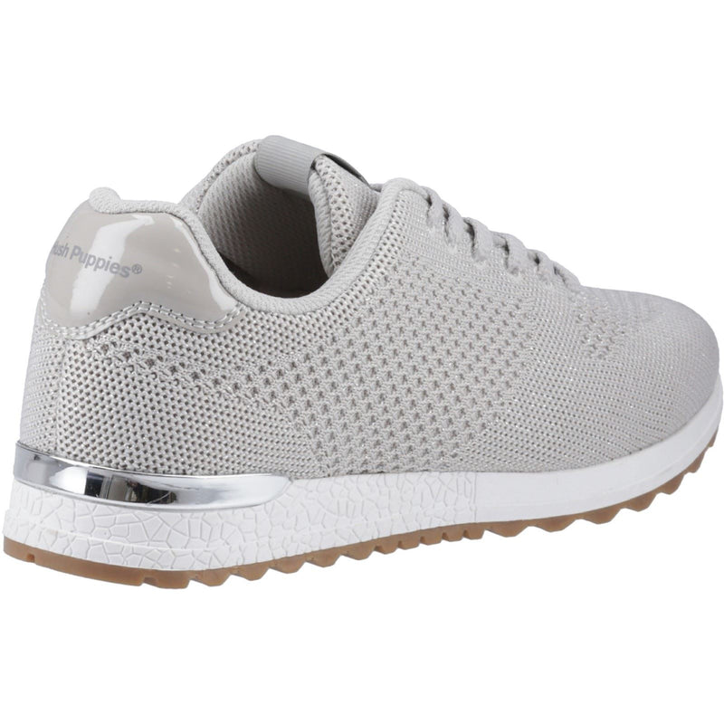 Hush Puppies Katrina Chaussures De Sport Pour Femmes En Toile Grise