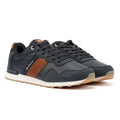 Ben Sherman Owen Retro Baskets Bleues Pour Hommes