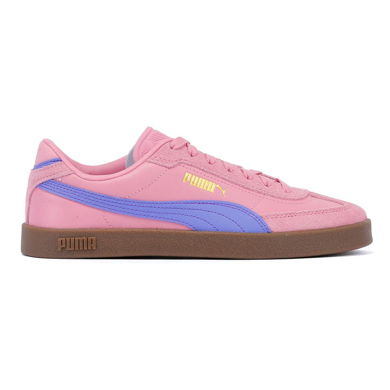 Puma Club II Era Baskets En Daim Rose/Violet Pour Femmes