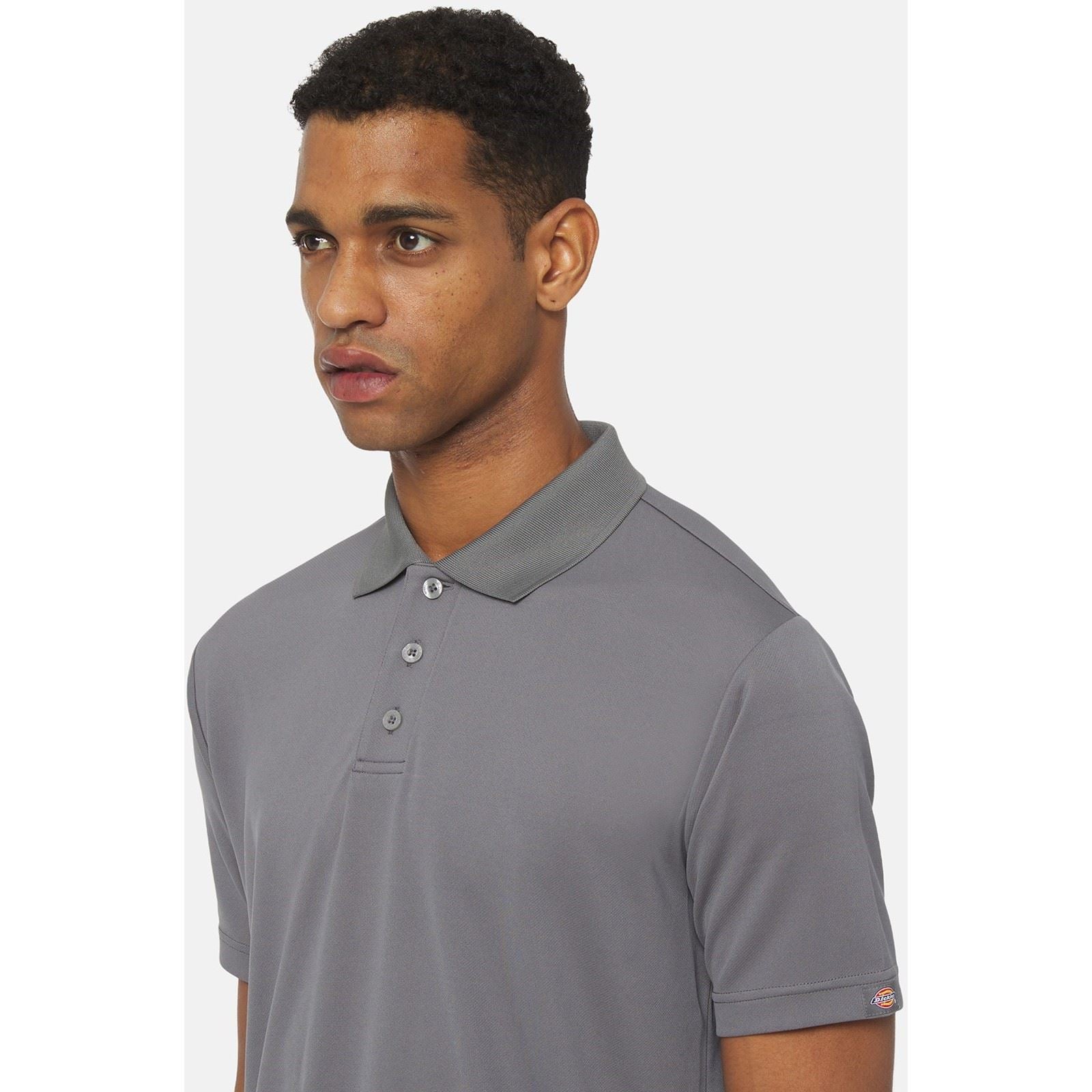 Dickies Everyday Chemise Polo Grise En Polyester Pour Homme