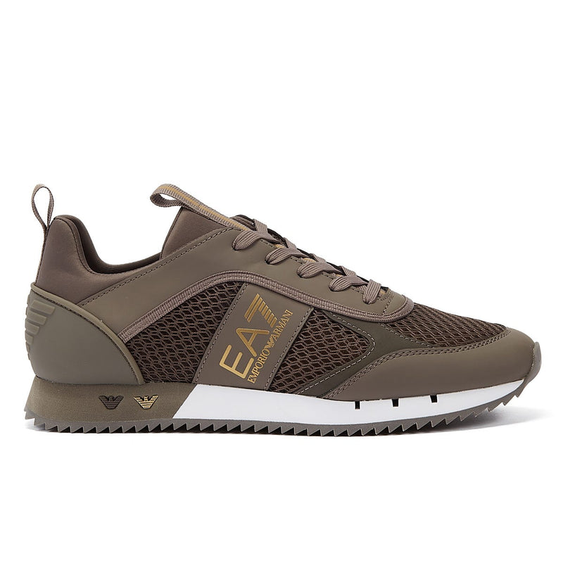 EA7 XK050 Mens Falcon/Gold Trainers