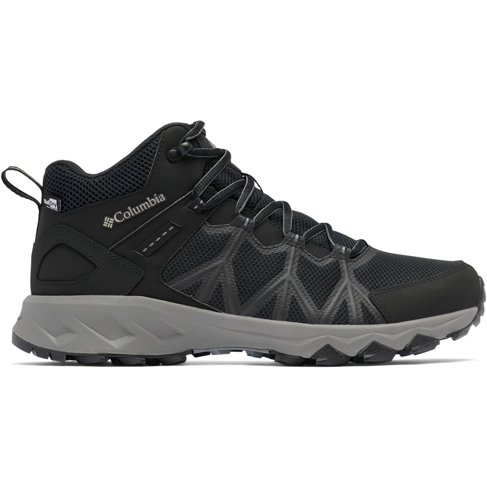 Columbia Peakfreak II Mid Outdry Bottes De Randonnée En Polyester Pour Hommes Noires/Titanium Ii