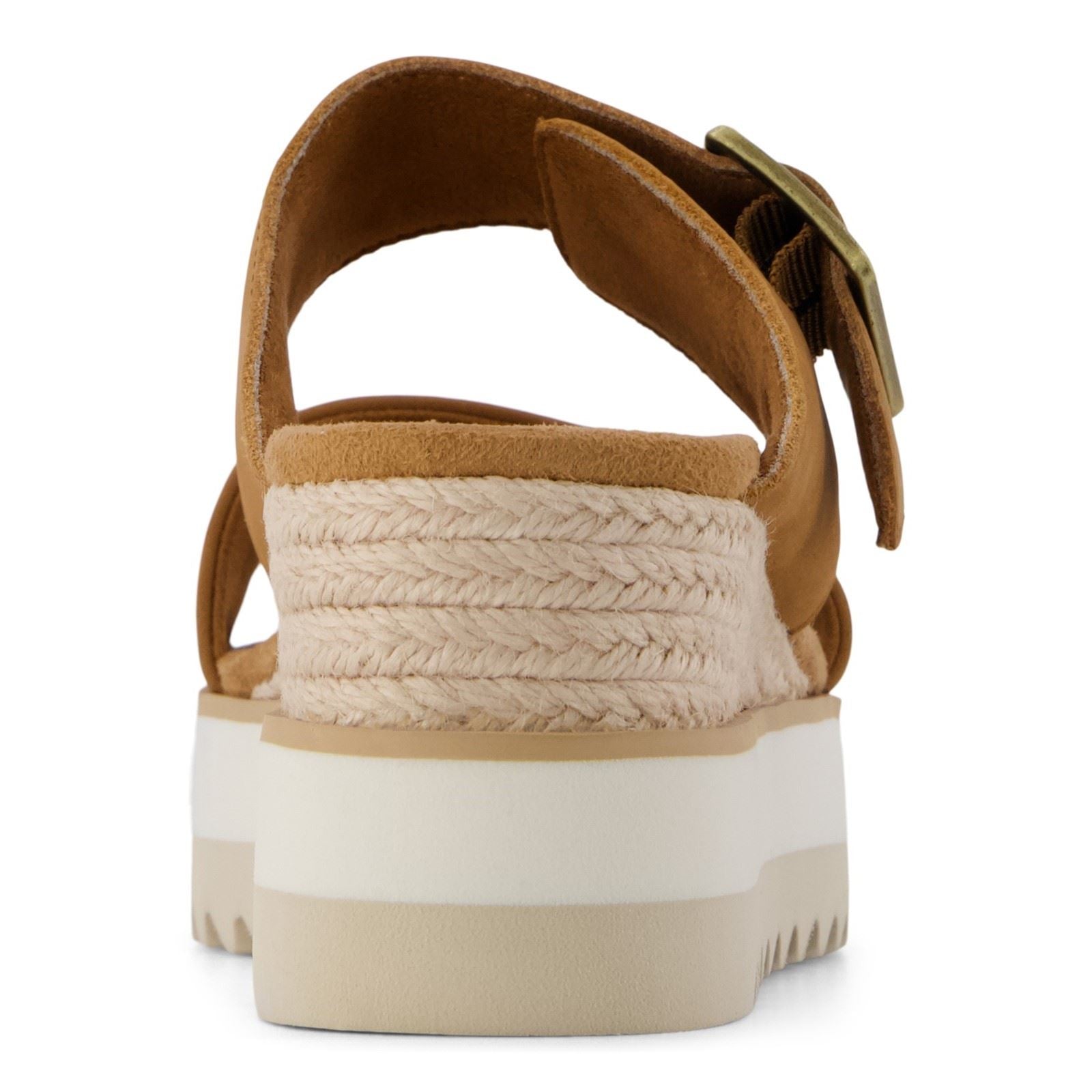 TOMS Diana Sandales En Cuir Pour Femmes Brown Sugar