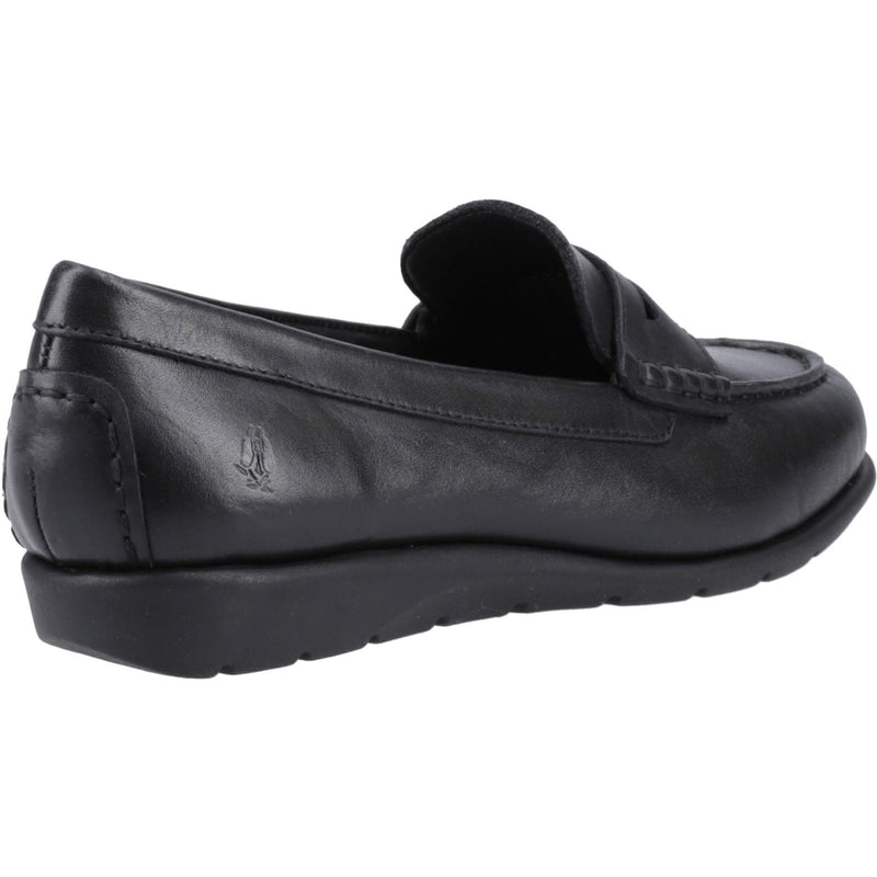 Hush Puppies Shelby Mocassins Noirs Pour Femmes En Cuir