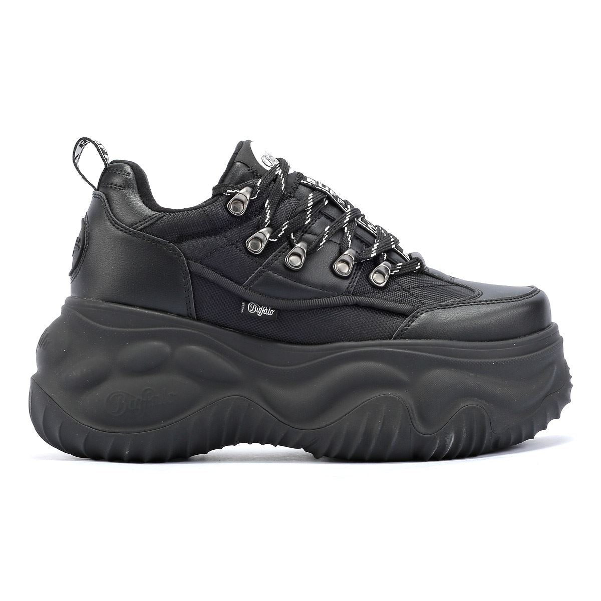 Buffalo Blade Hike Lo Baskets Noires Pour Femmes