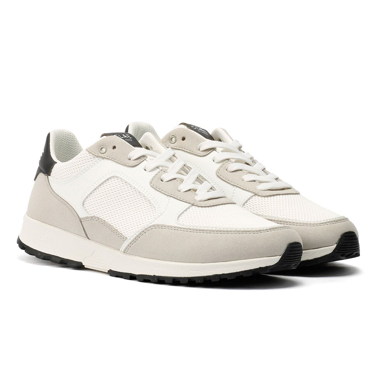 Clae Joshua Baskets Blanches Pour Homme