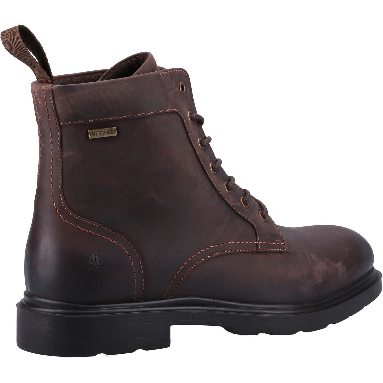 Hush Puppies Porter Bottes En Cuir Marron Pour Hommes