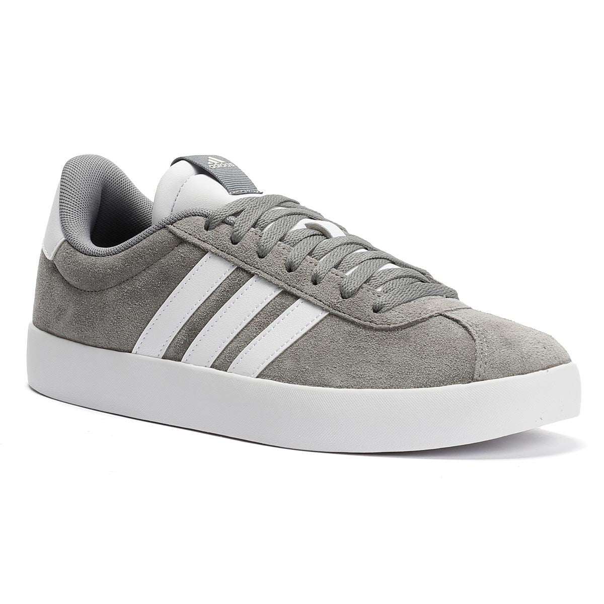 Adidas VL Court 3.0 Baskets En Cuir Pour Hommes Grises