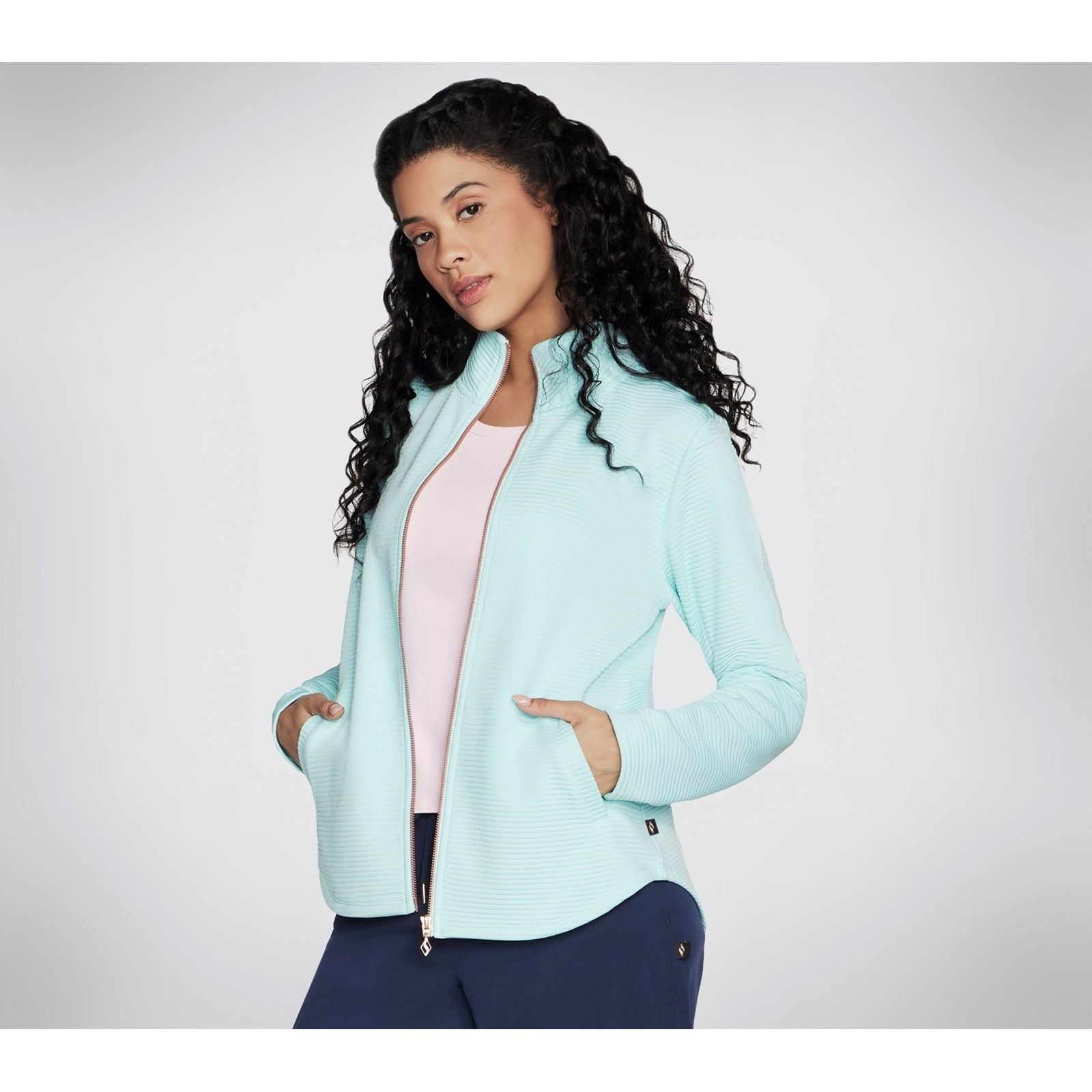 Skechers Performance GOWALK Shine Veste Turquoise Pour Femme
