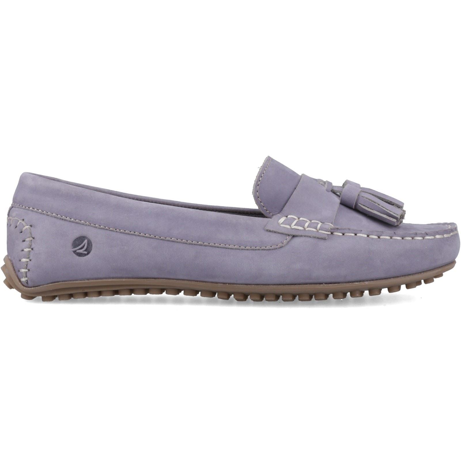 Sperry Salvador Slip On Mocassins En Nubuck Pour Femmes Lilas