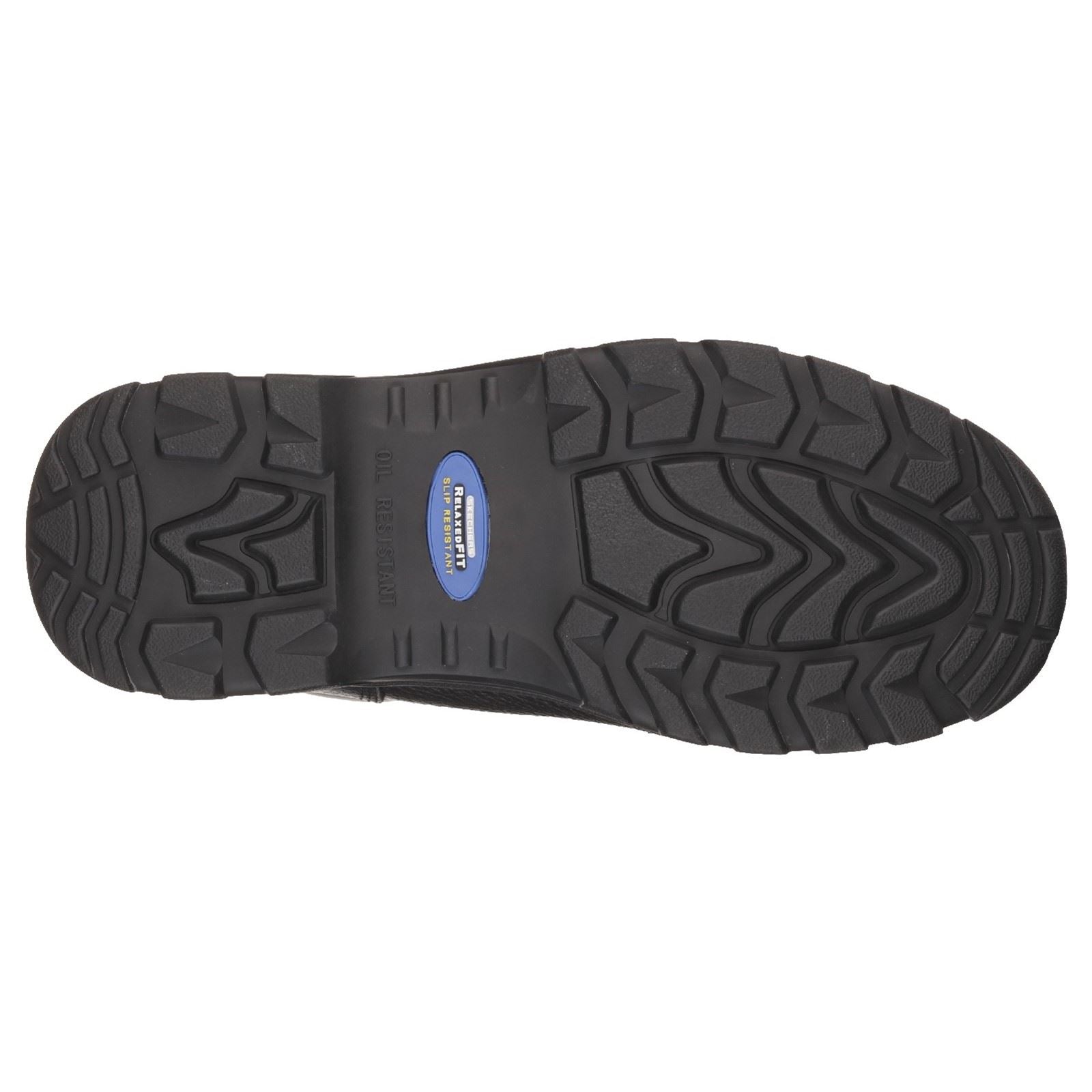 Skechers Workwear Workshire Bottes De Sécurité En Cuir Pour Hommes Noires