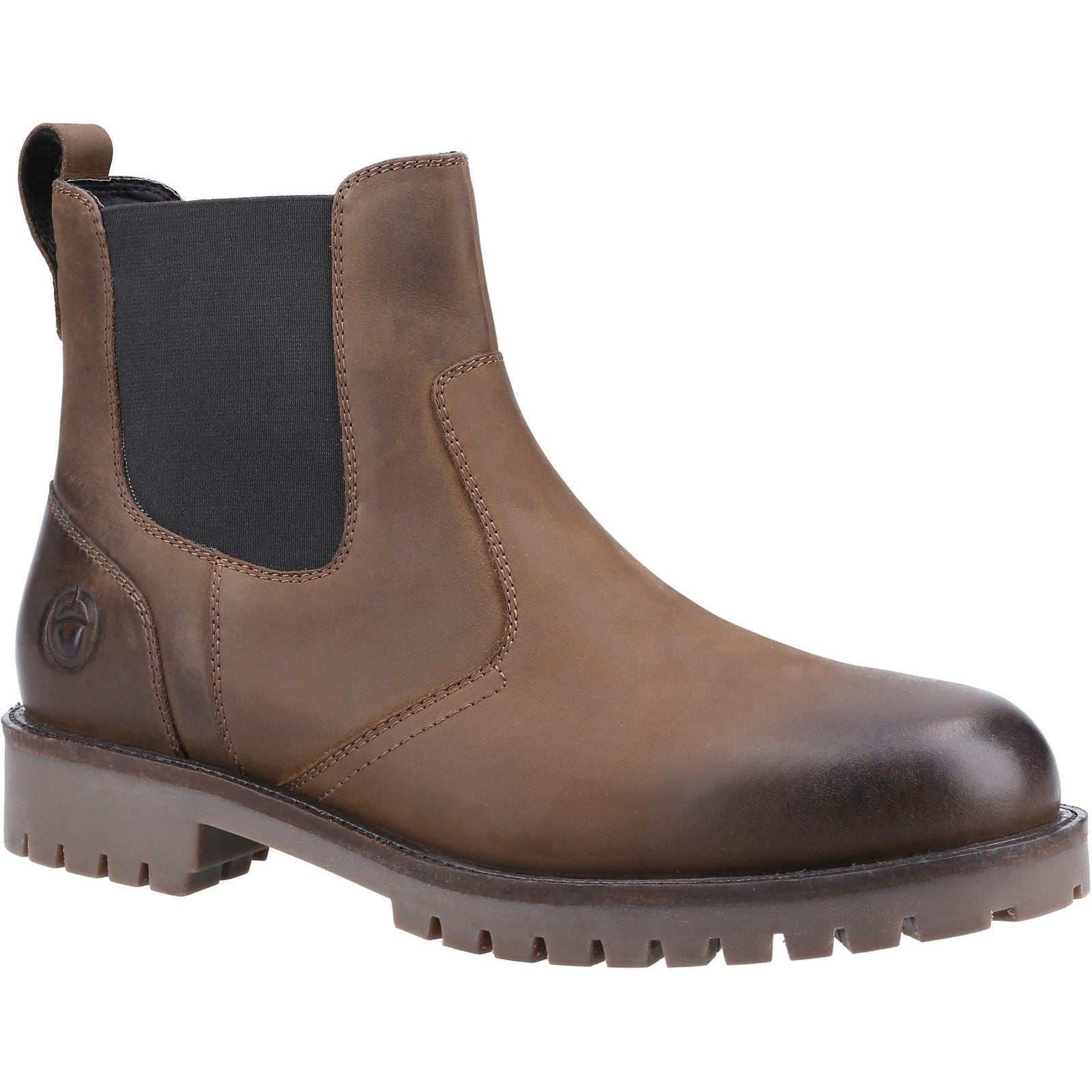 Cotswold Bodicote Bottes En Cuir Marron Pour Hommes