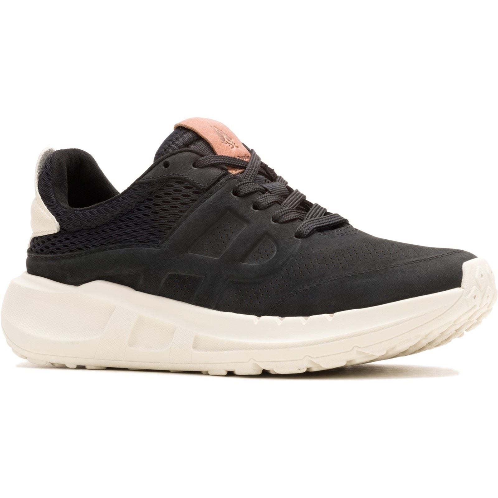 Hush Puppies Seventy8 Runner Baskets Noires En Daim Pour Femmes