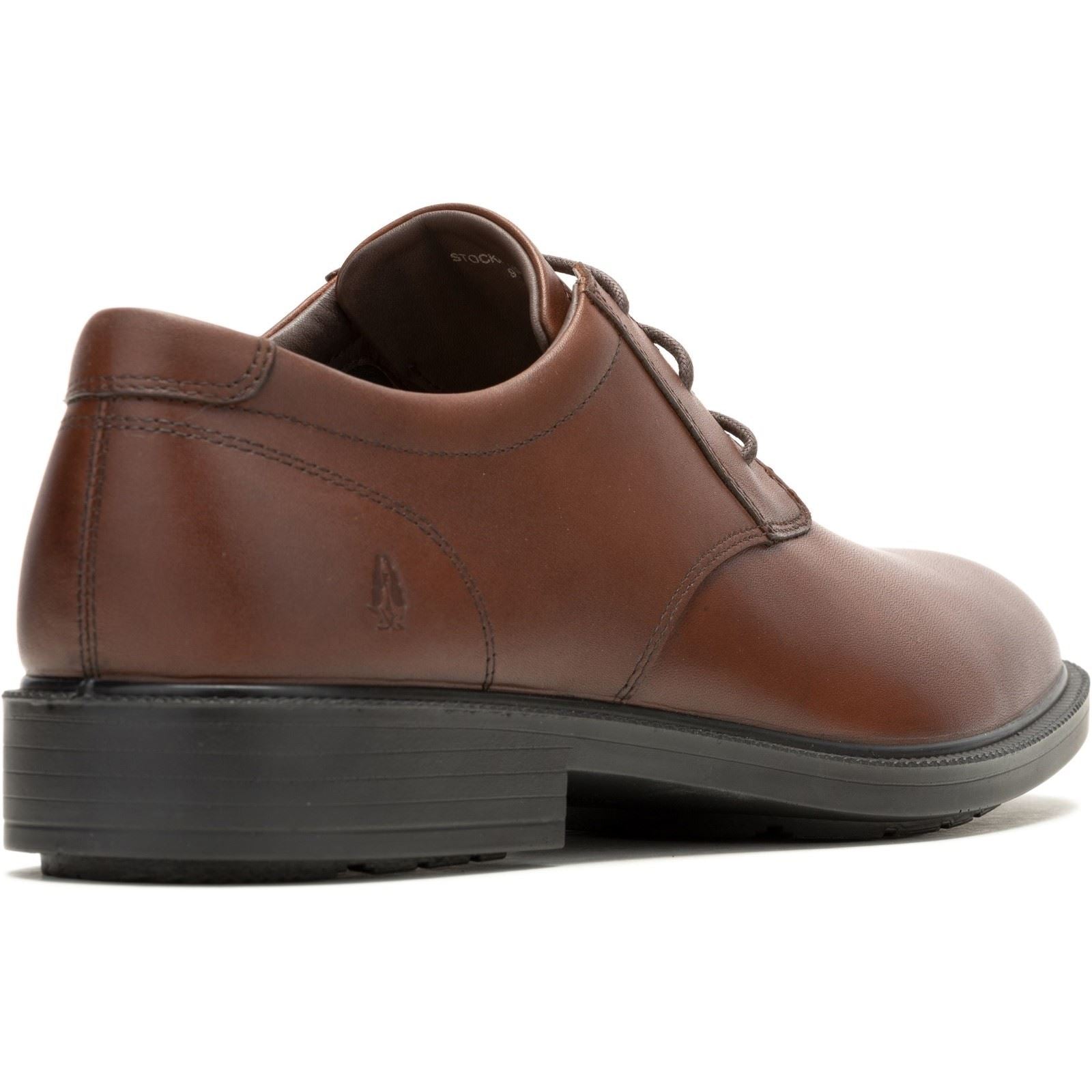 Hush Puppies Banker Chaussures En Cuir Marron À Lacets Pour Homme