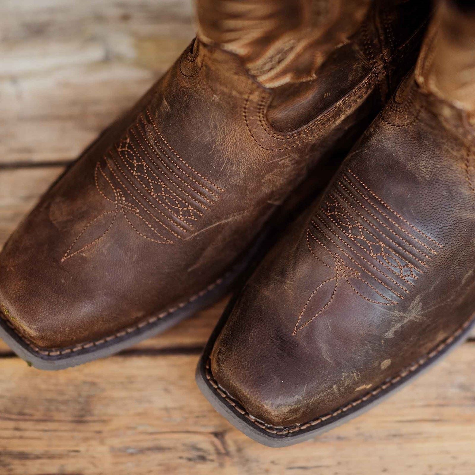 Durango Rebel Frontier Bottes En Cuir Pour Homme Couleur Brun Coucher De Soleil Avec Effet Vieilli
