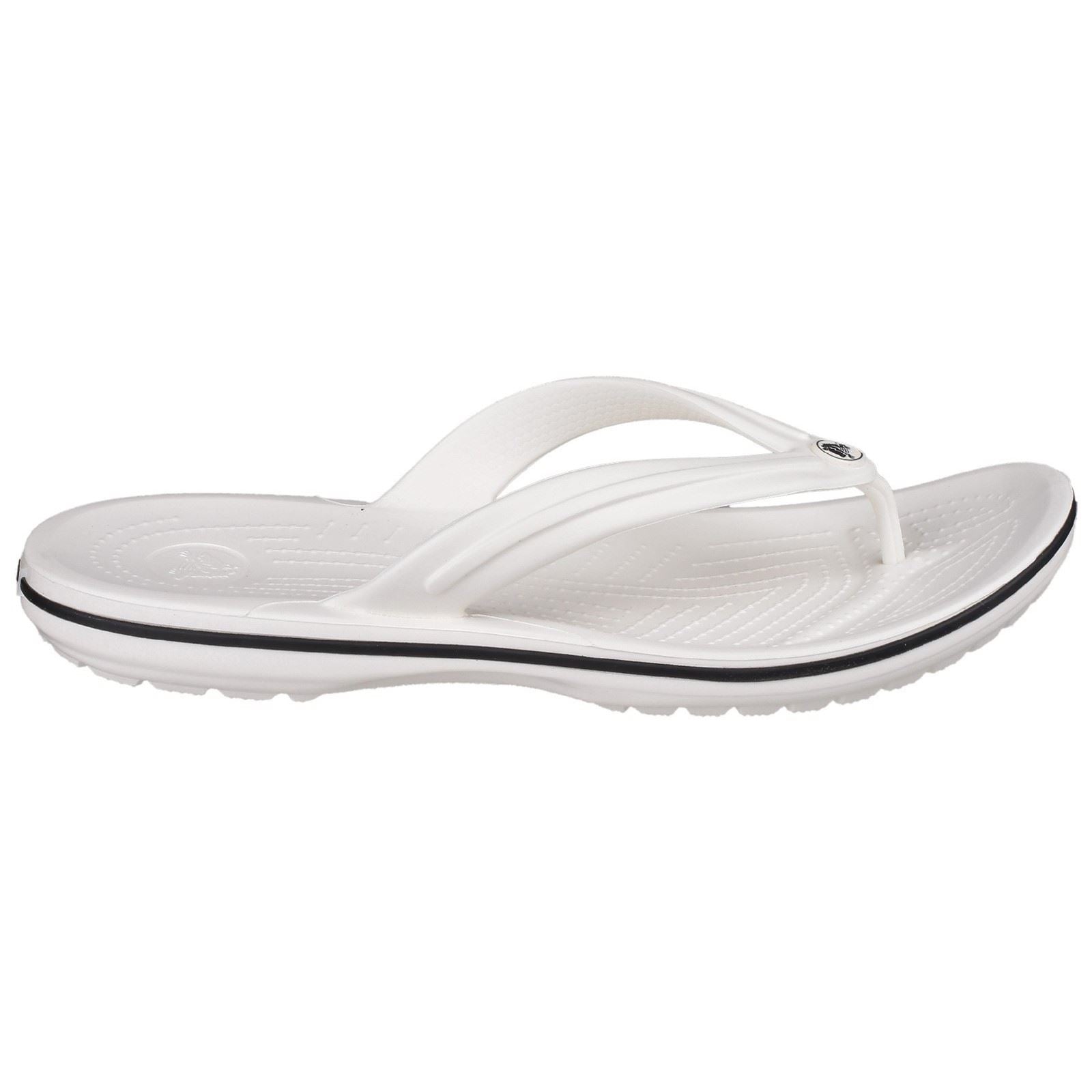 Crocs Crocband Flip croslite caoutchouc blanc pantoufles