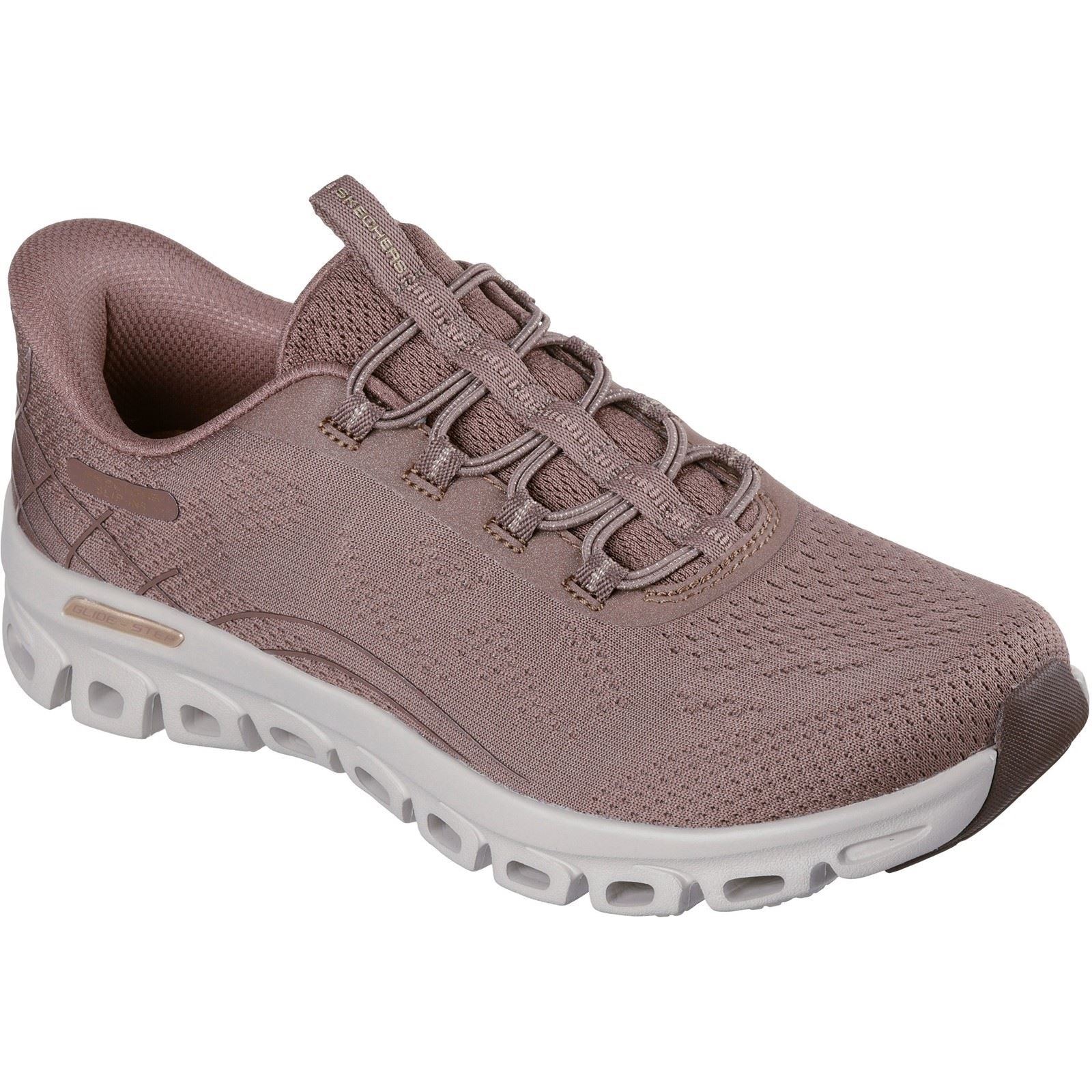 Skechers Glide-Step Elevate Amaze Chaussures De Sport Pour Femmes En Textile Marron