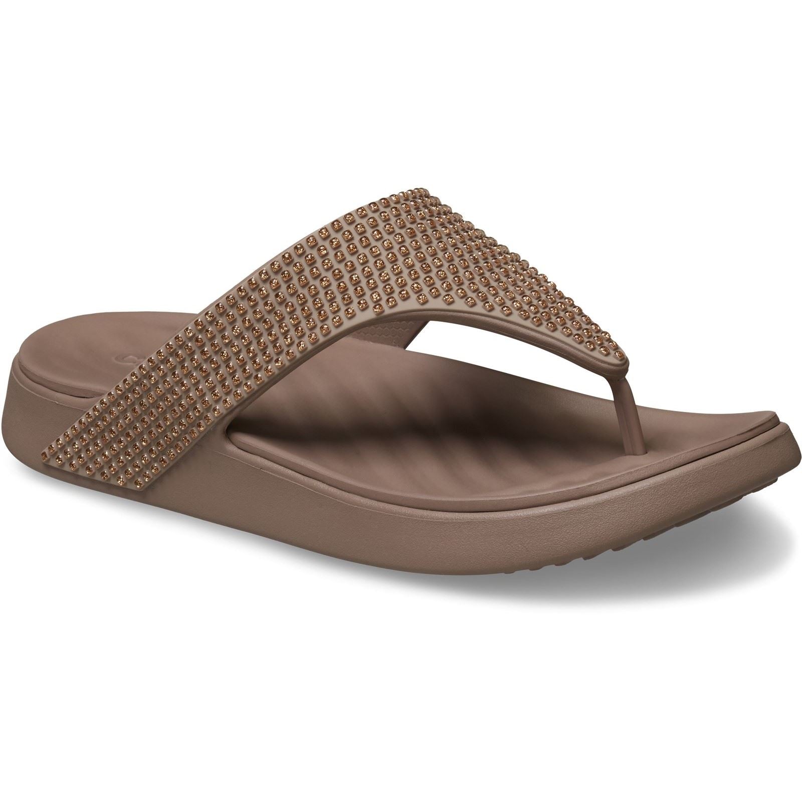 Crocs Getaway Triangle Sandales Latte Eva Pour Femmes