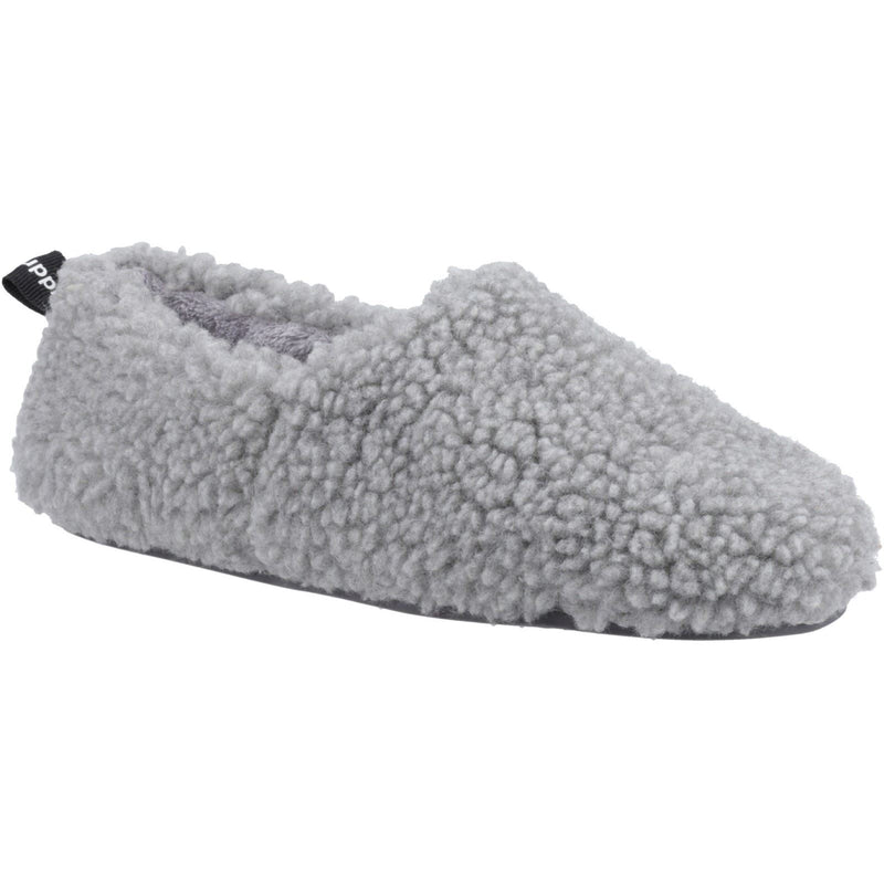 Hush Puppies Emily Chaussons Gris En Fausse Fourrure Pour Femmes