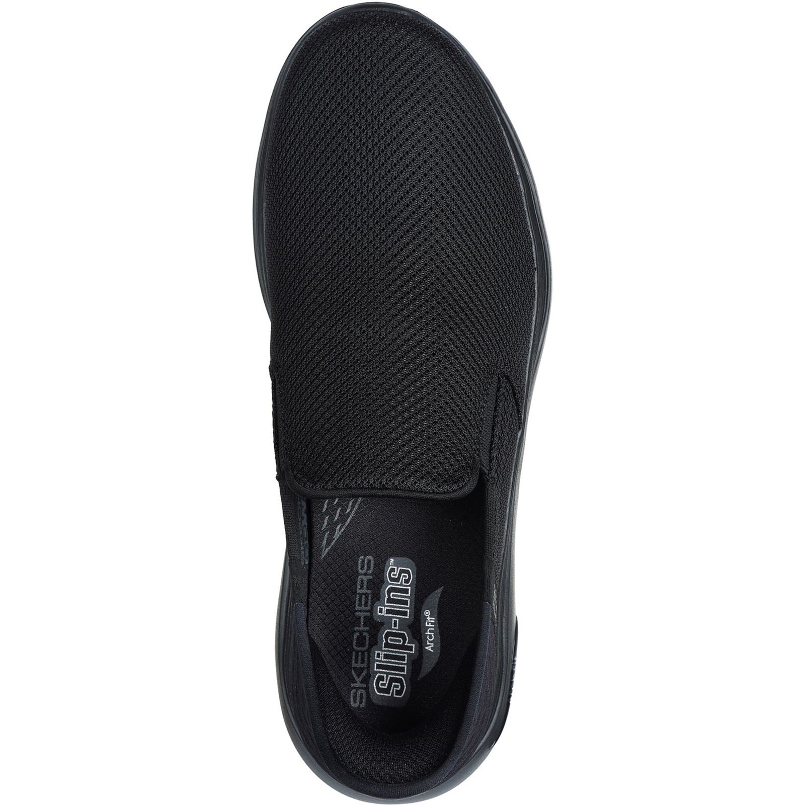 Skechers GO WALK Arch Fit 2.0 Sneakers Noires Pour Homme En Textile