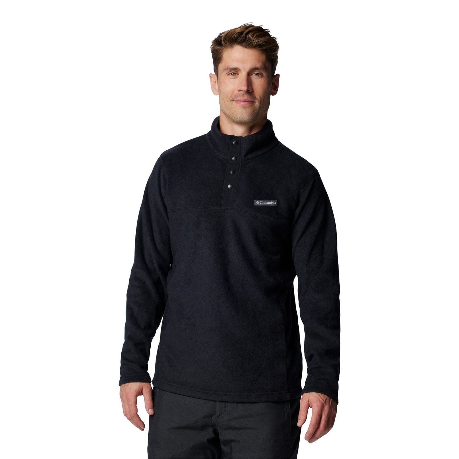 Columbia Steens Mountain Half Snap II Veste En Polaire Noire Pour Homme